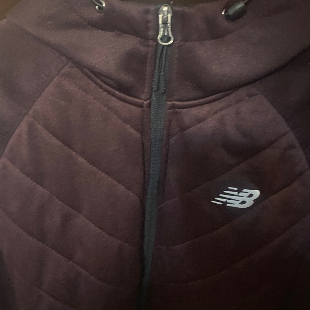 New Balance Dark Purple Hooded Jacket